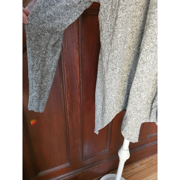 Express Womens Heather Gray Cowl Neck Sweater Top Size M - Picture 2 of 9